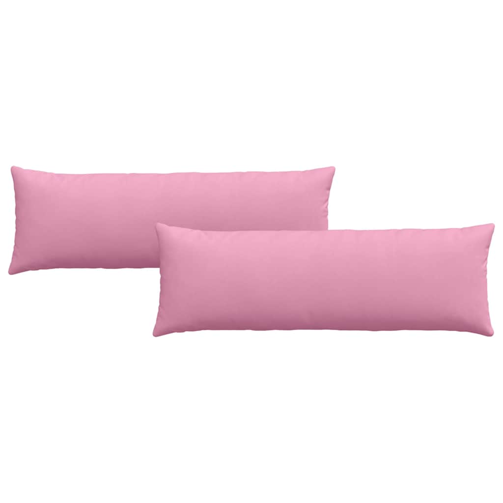 Sofa Kussens 2 stuks Roze 120 x 40 cm Stof is nu te koop bij PeponiXL, paradijselijk wonen!