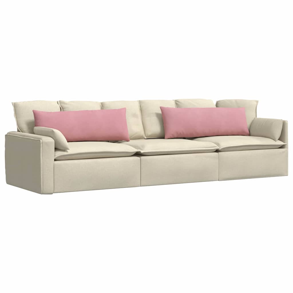 Sofa Kussens 2 stuks Roze 120 x 40 cm Cordstof is nu te koop bij PeponiXL, paradijselijk wonen!