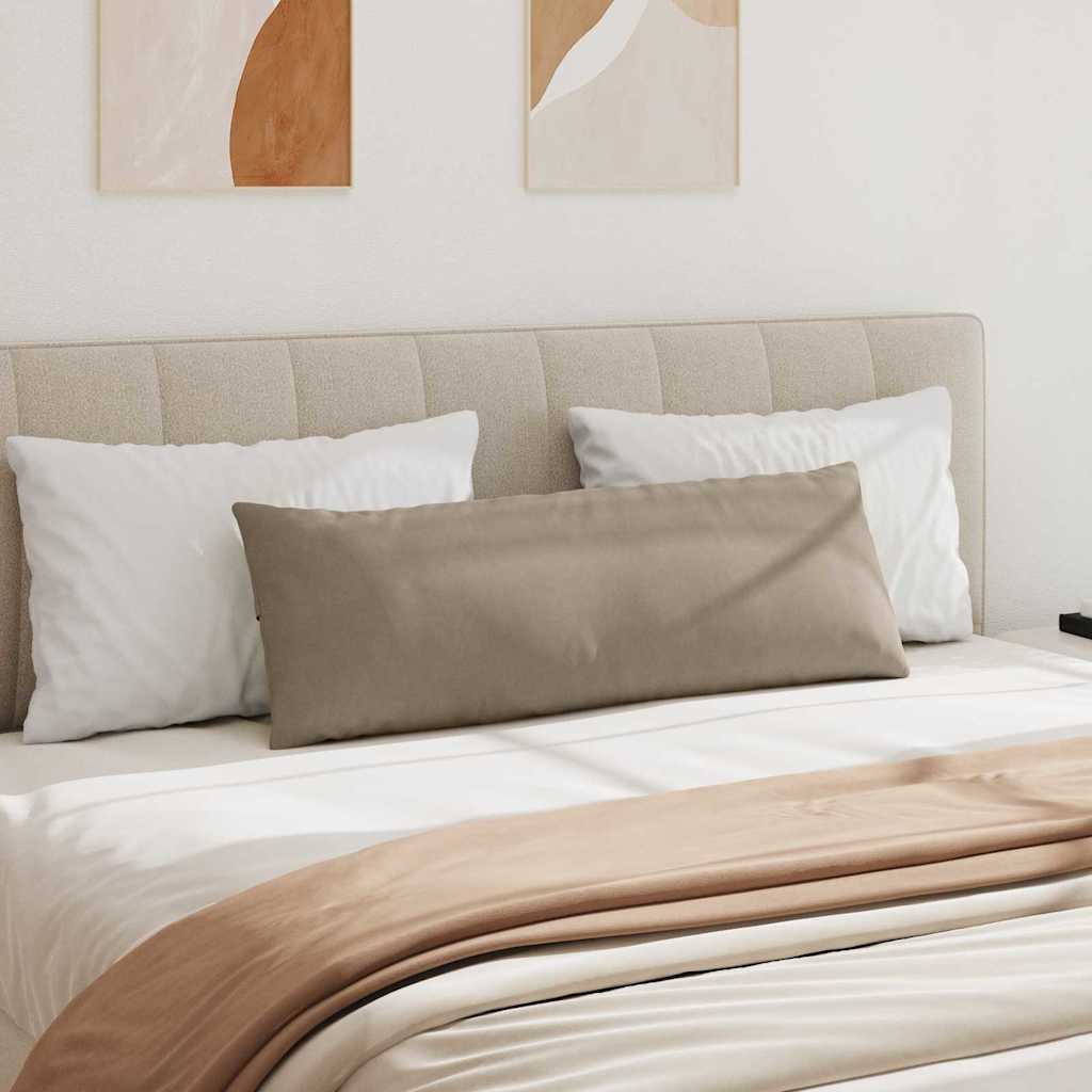 Sofa Kussens 2 stuks Taupe 120 x 40 cm Stof is nu te koop bij PeponiXL, paradijselijk wonen!