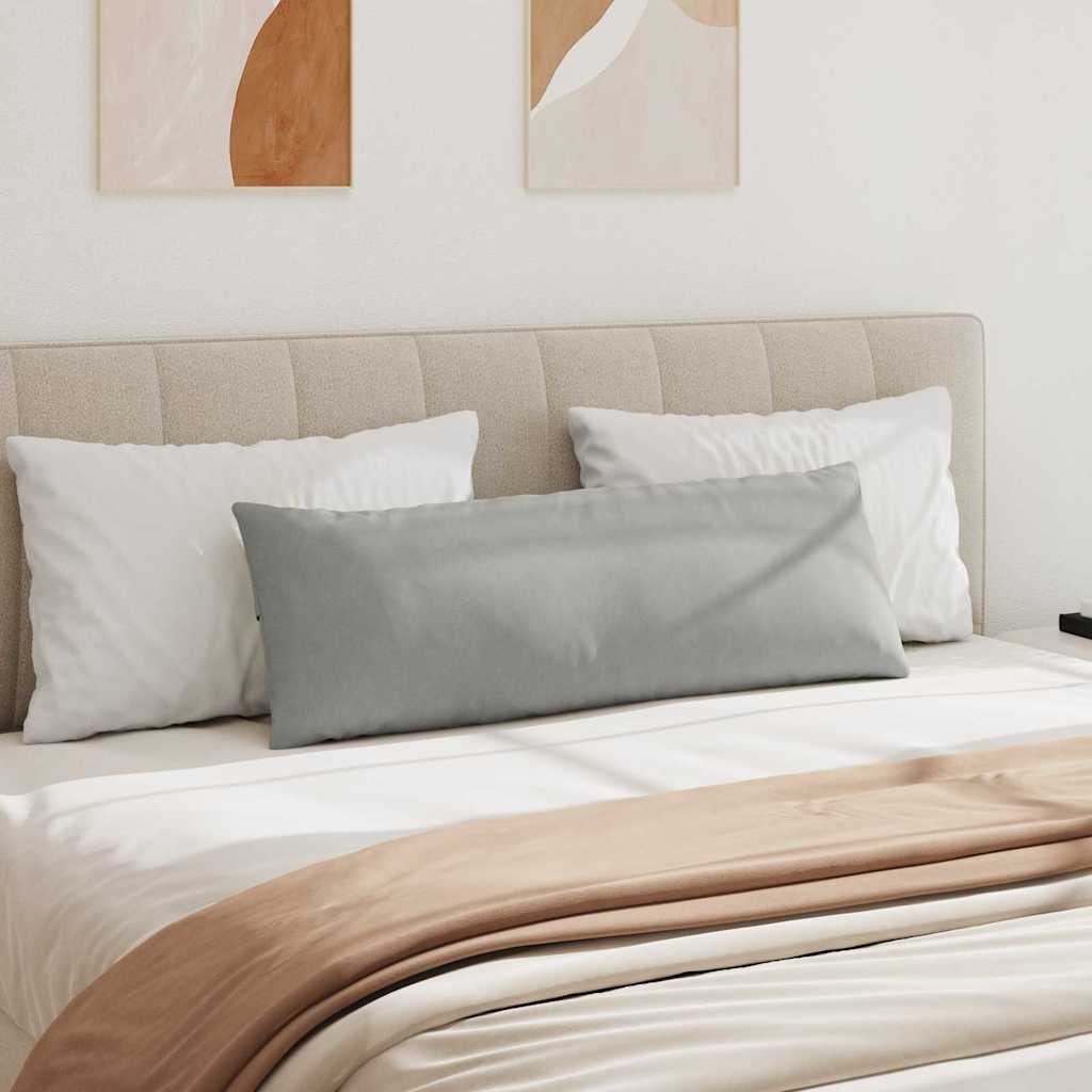 Sofa Kussens 2 stuks Lichtgrijs 120 x 40 cm Stof is nu te koop bij PeponiXL, paradijselijk wonen!