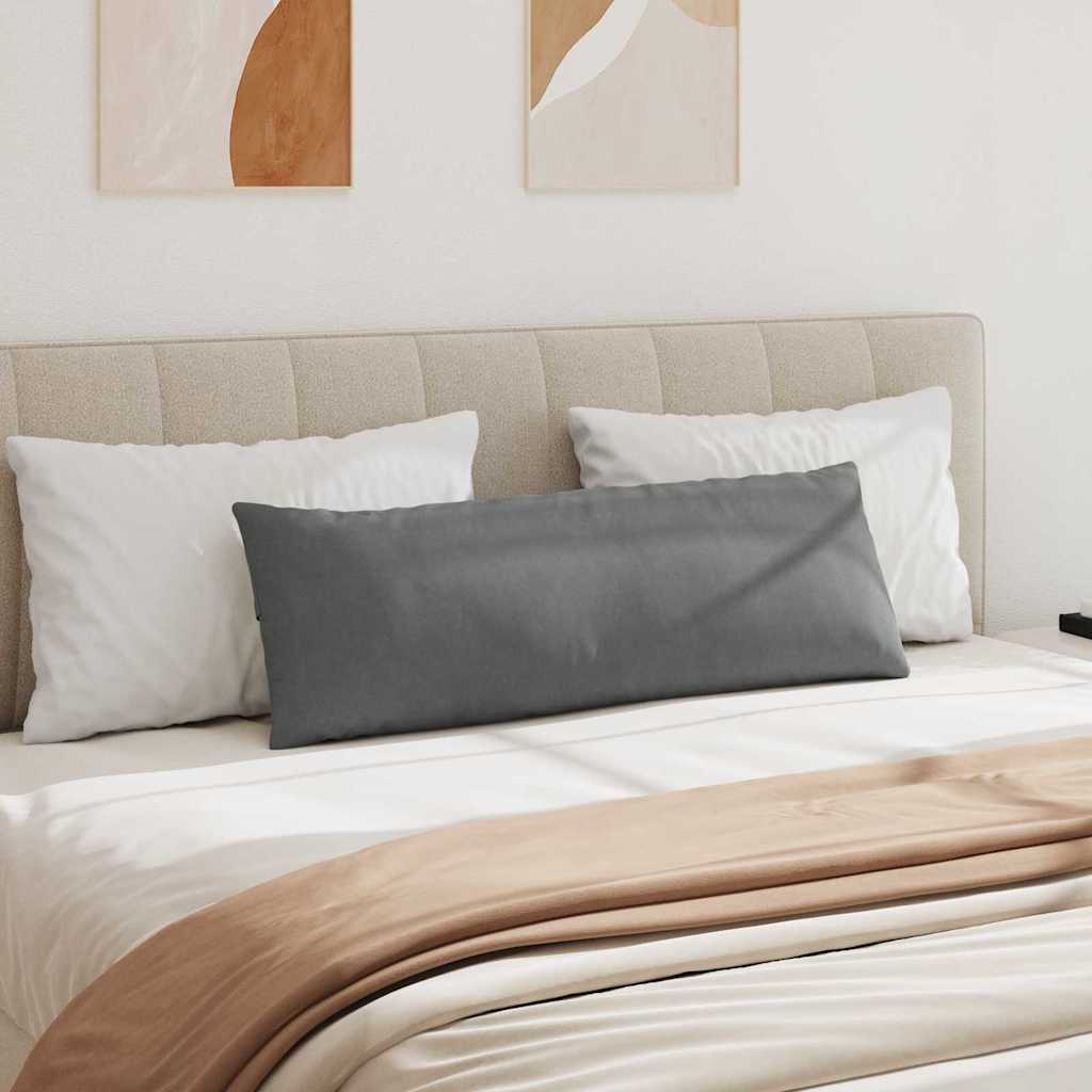 Sofa Kussens 2 stuks Donkergrijs 120 x 40 cm Stof is nu te koop bij PeponiXL, paradijselijk wonen!