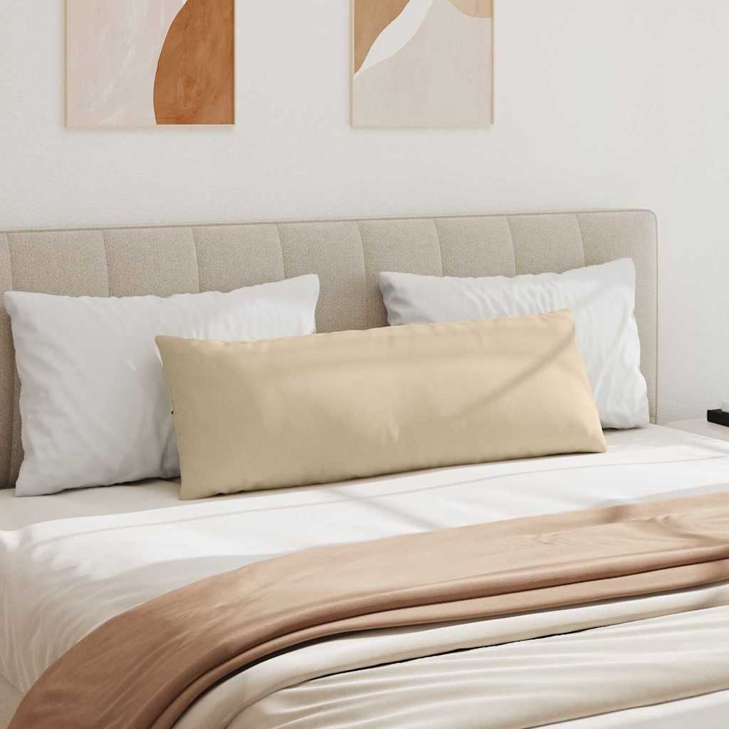 Sofa Kussens 2 stuks Crème 120 x 40 cm Stof is nu te koop bij PeponiXL, paradijselijk wonen!