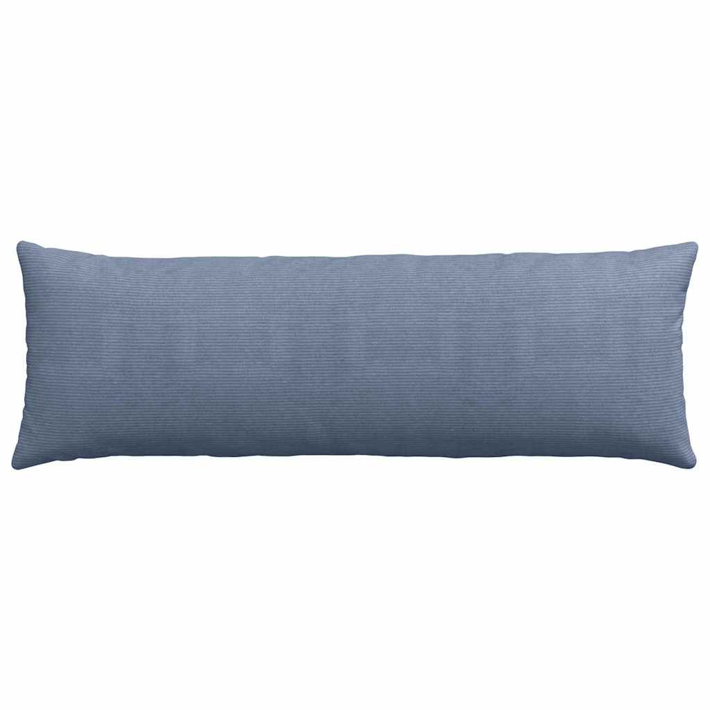 Sofa Kussens 2 stuks Blauw 120 x 40 cm Cordstof is nu te koop bij PeponiXL, paradijselijk wonen!