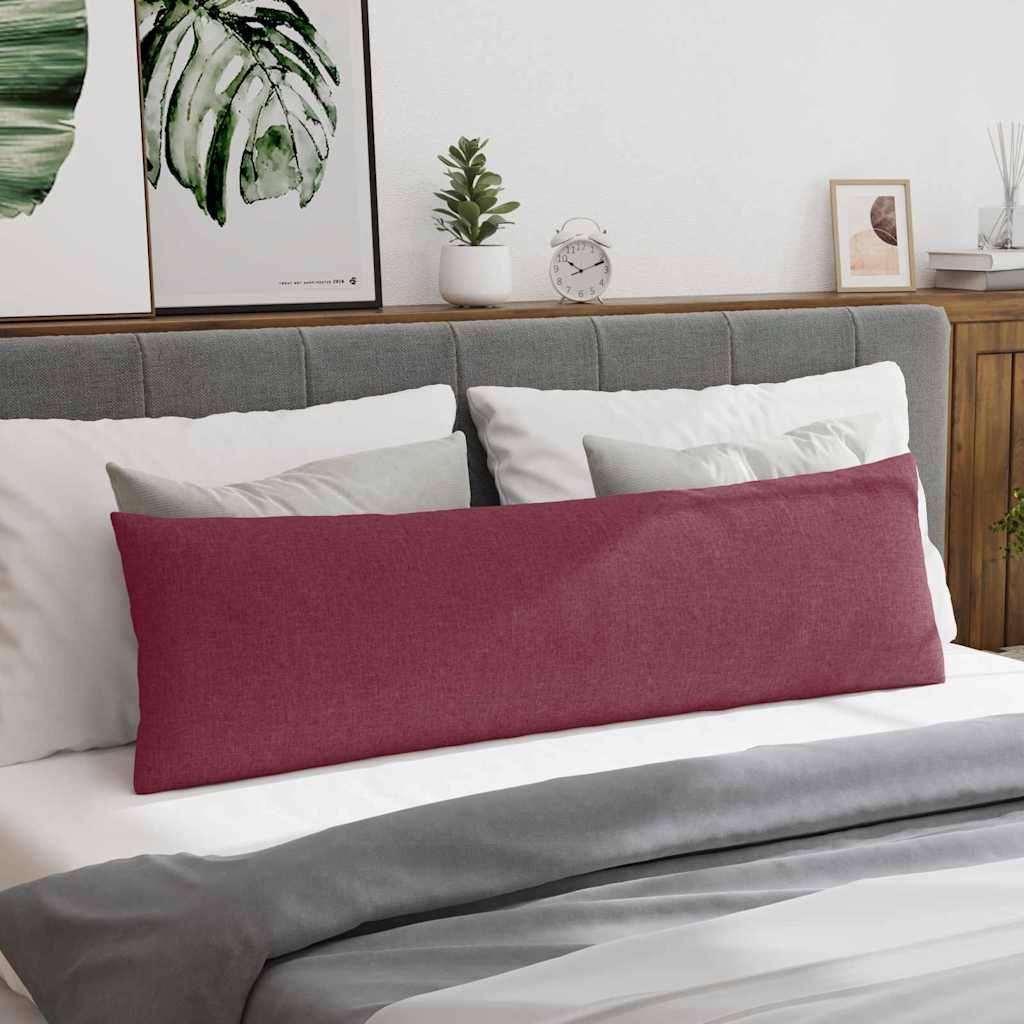 Sofa Kussens 2 stuks Wijnrood 145 x 40 cm Stof is nu te koop bij PeponiXL, paradijselijk wonen!