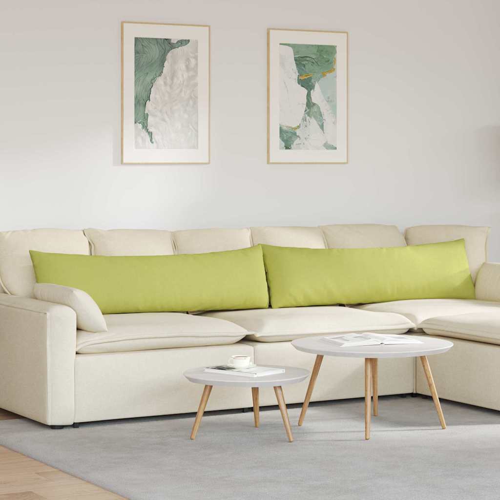 Sofa Kussens 2 stuks Lichtgroen 145 x 40 cm Stof is nu te koop bij PeponiXL, paradijselijk wonen!
