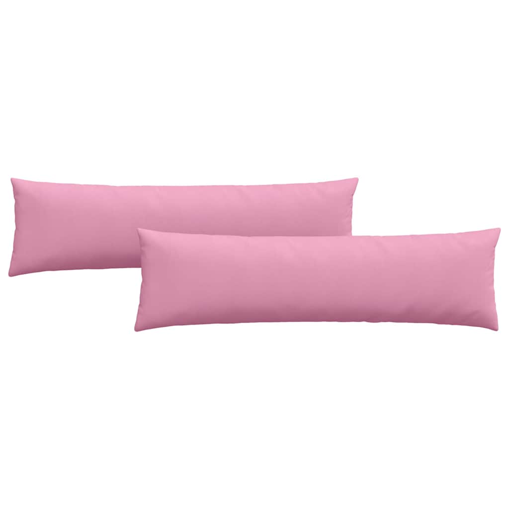 Sofa Kussens 2 stuks Roze 145 x 40 cm Stof is nu te koop bij PeponiXL, paradijselijk wonen!