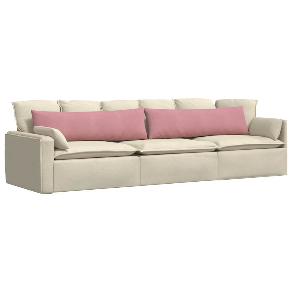 Sofa Kussens 2 stuks Roze 145 x 40 cm Cordstof is nu te koop bij PeponiXL, paradijselijk wonen!