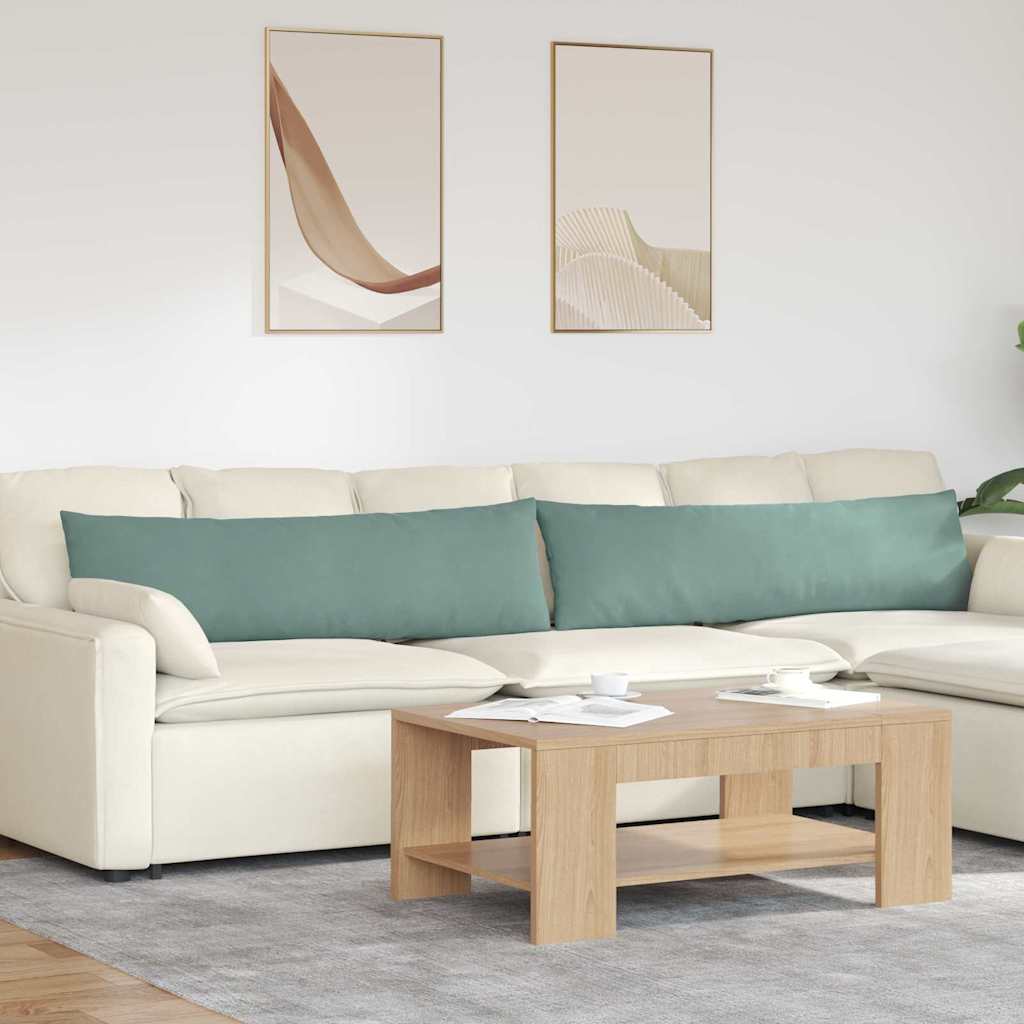 Sofa Kussens 2 stuks Zeegroen 145 x 40 cm Cordstof is nu te koop bij PeponiXL, paradijselijk wonen!