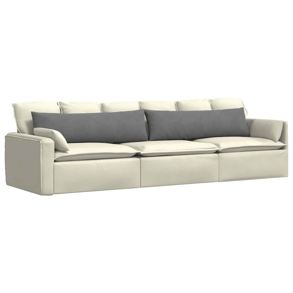 Sofa Kussens 2 stuks Donkergrijs 145 x 40 cm Stof is nu te koop bij PeponiXL, paradijselijk wonen!