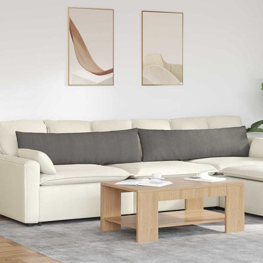 Sofa Kussens 2 stuks Lichtgrijs 145 x 40 cm Cordstof is nu te koop bij PeponiXL, paradijselijk wonen!