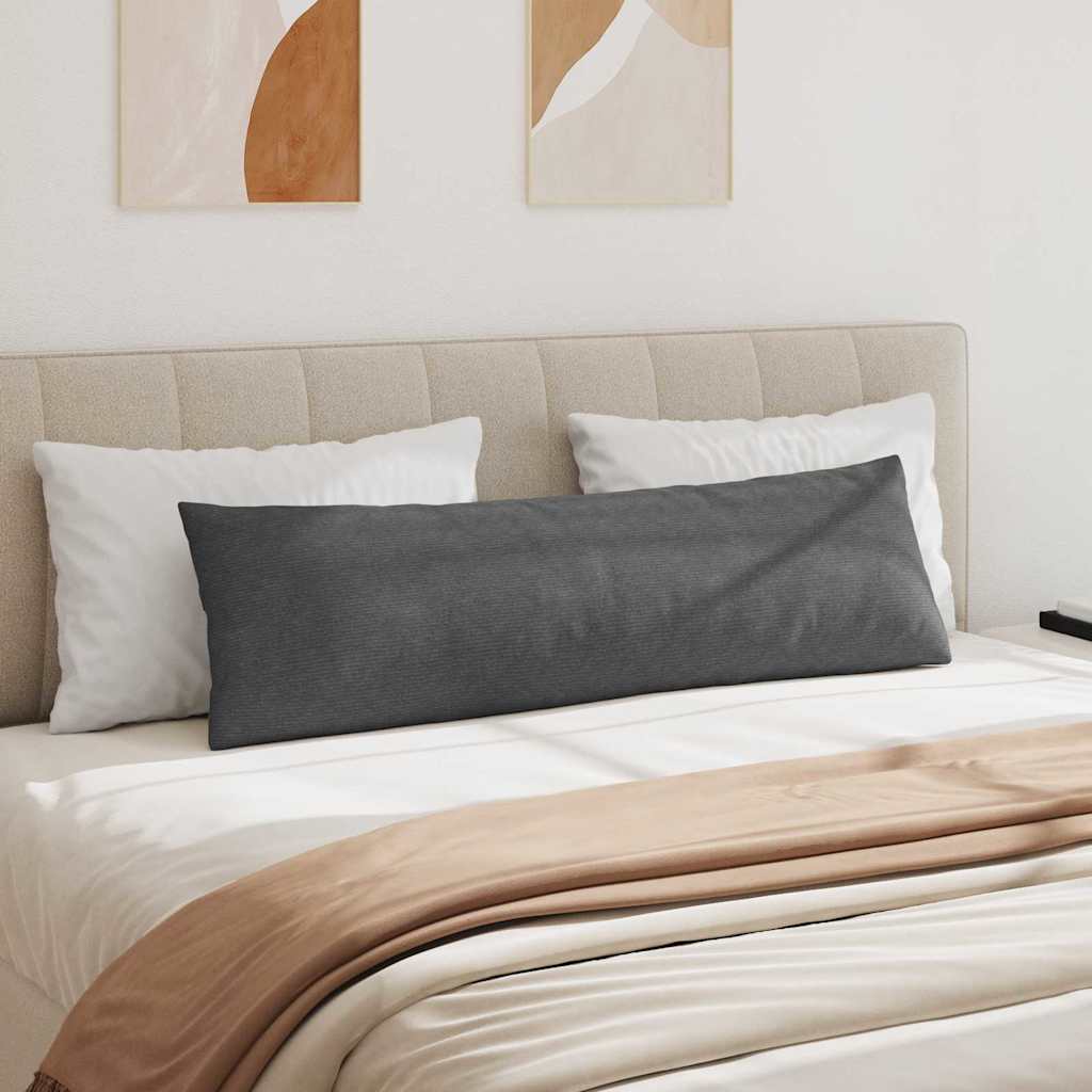 Sofa Kussens 2 stuks Donkergrijs 145 x 40 cm Cordstof is nu te koop bij PeponiXL, paradijselijk wonen!