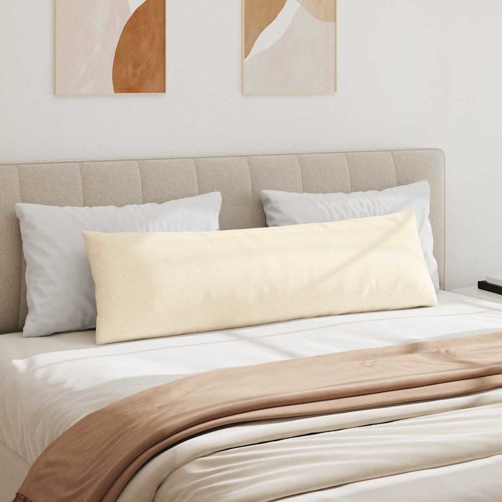 Sofa Kussens 2 stuks Crème 145 x 40 cm Cordstof is nu te koop bij PeponiXL, paradijselijk wonen!