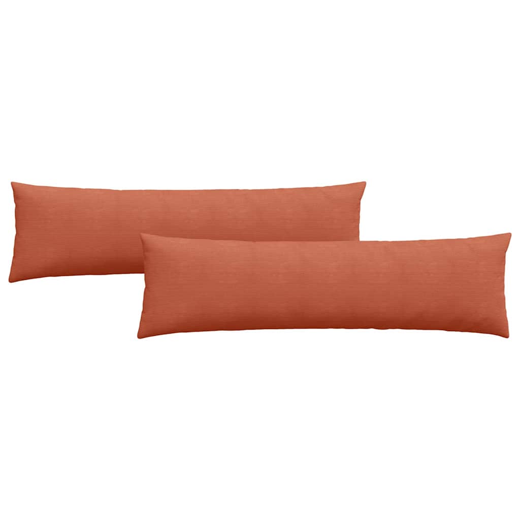 Sofa Kussens 2 stuks Rood-oranje 145 x 40 cm Cordstof is nu te koop bij PeponiXL, paradijselijk wonen!