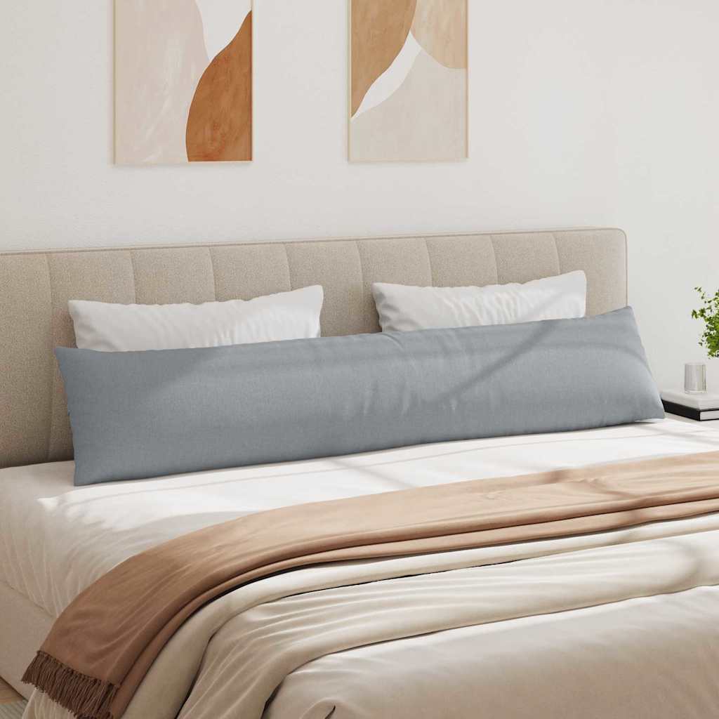 Sofa Kussens 2 stuks Lichtgrijs 200 x 40 cm Stof is nu te koop bij PeponiXL, paradijselijk wonen!