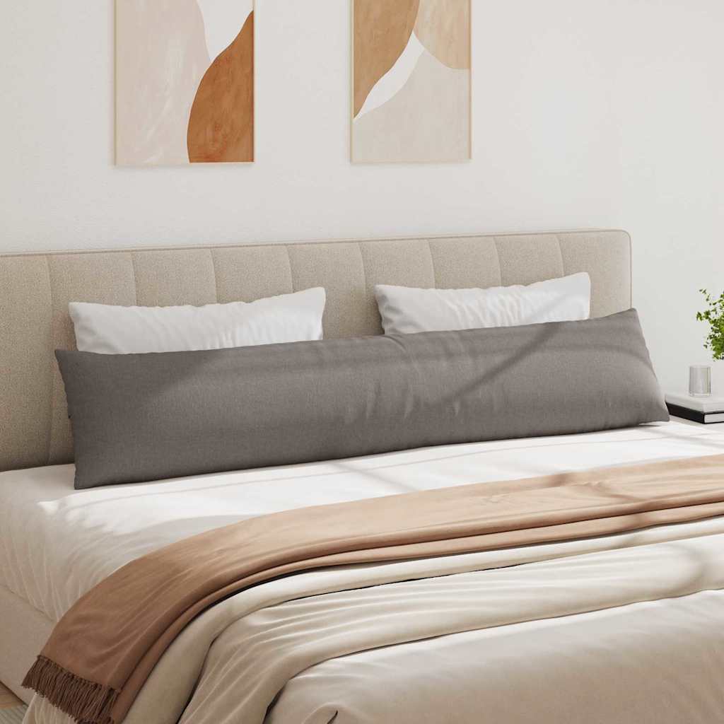 Sofa Kussens 2 stuks Taupe 200 x 40 cm Stof is nu te koop bij PeponiXL, paradijselijk wonen!