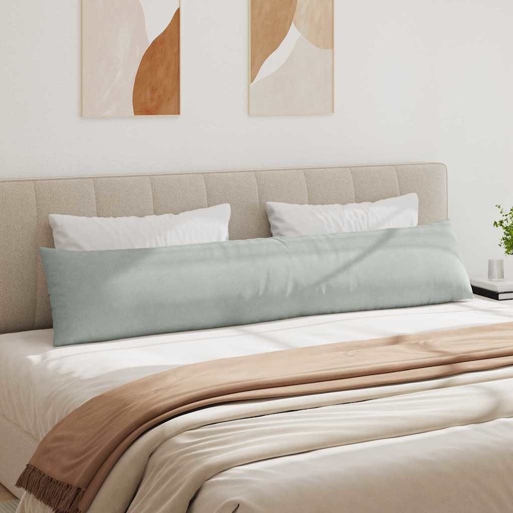 Sofa Kussens 2 stuks Lichtgrijs 200 x 40 cm Cordstof is nu te koop bij PeponiXL, paradijselijk wonen!