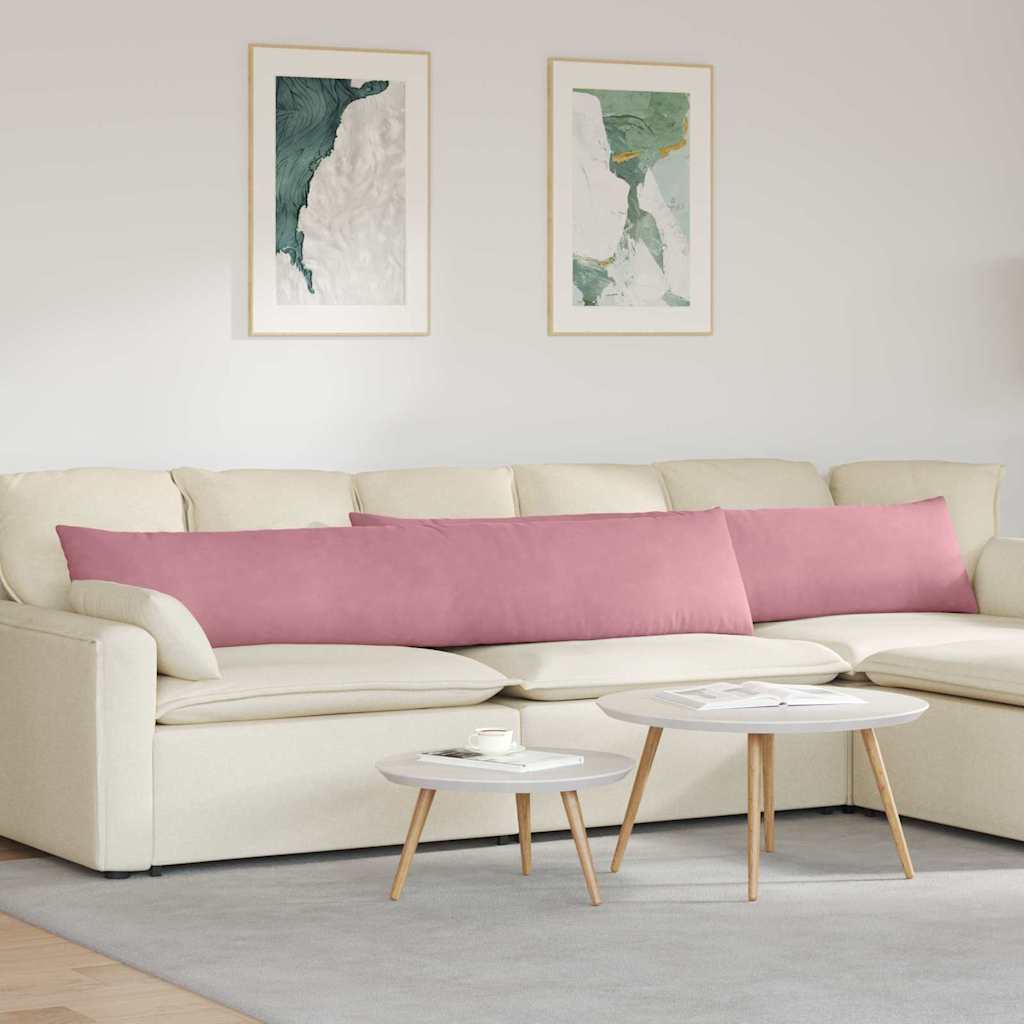 Sofa Kussens 2 stuks Roze 200 x 40 cm Cordstof is nu te koop bij PeponiXL, paradijselijk wonen!