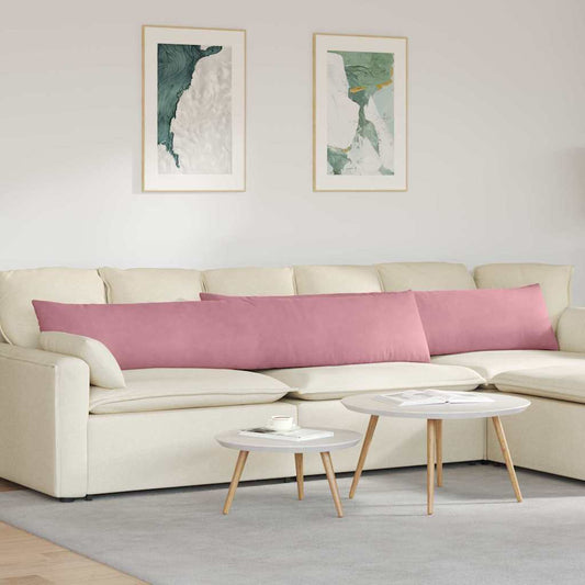 Sofa Kussens 2 stuks Roze 200 x 40 cm Cordstof is nu te koop bij PeponiXL, paradijselijk wonen!