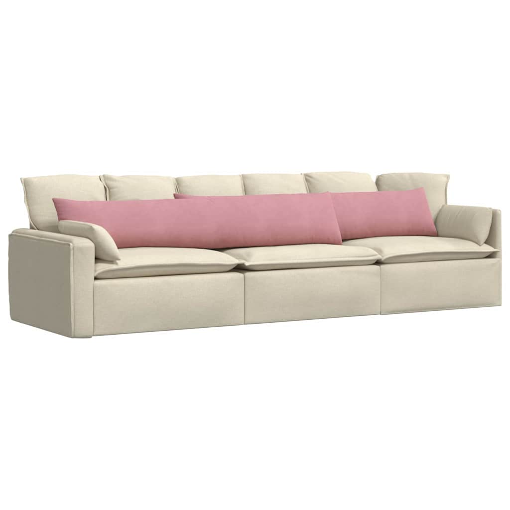 Sofa Kussens 2 stuks Roze 200 x 40 cm Cordstof is nu te koop bij PeponiXL, paradijselijk wonen!
