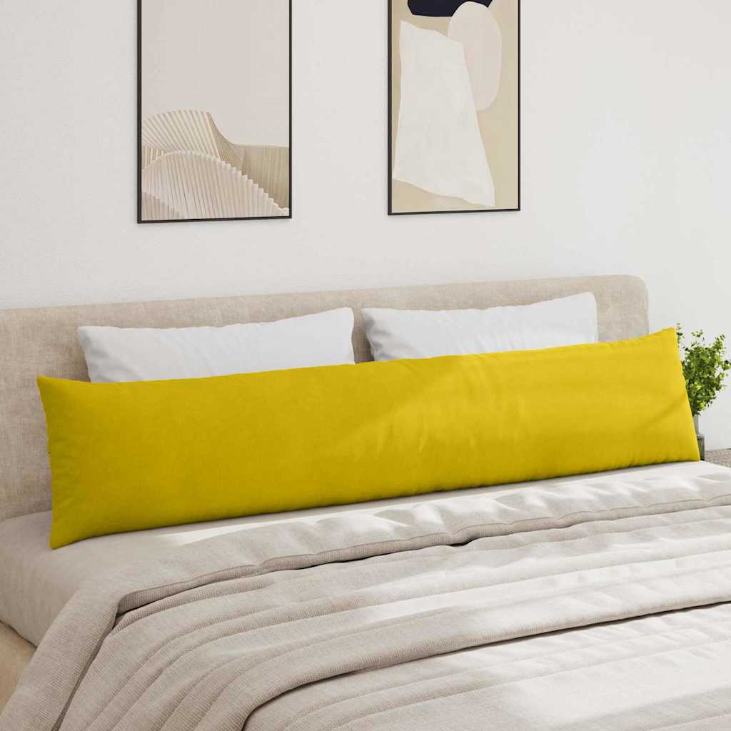 Sofa Kussens 2 stuks Geel 200 x 40 cm Cordstof is nu te koop bij PeponiXL, paradijselijk wonen!