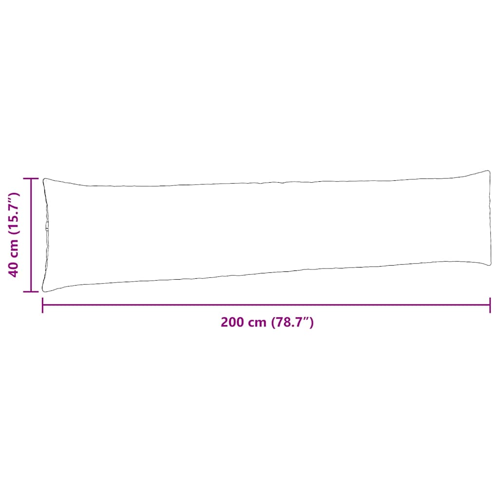 Sofa Kussens 2 stuks Geel 200 x 40 cm Cordstof is nu te koop bij PeponiXL, paradijselijk wonen!