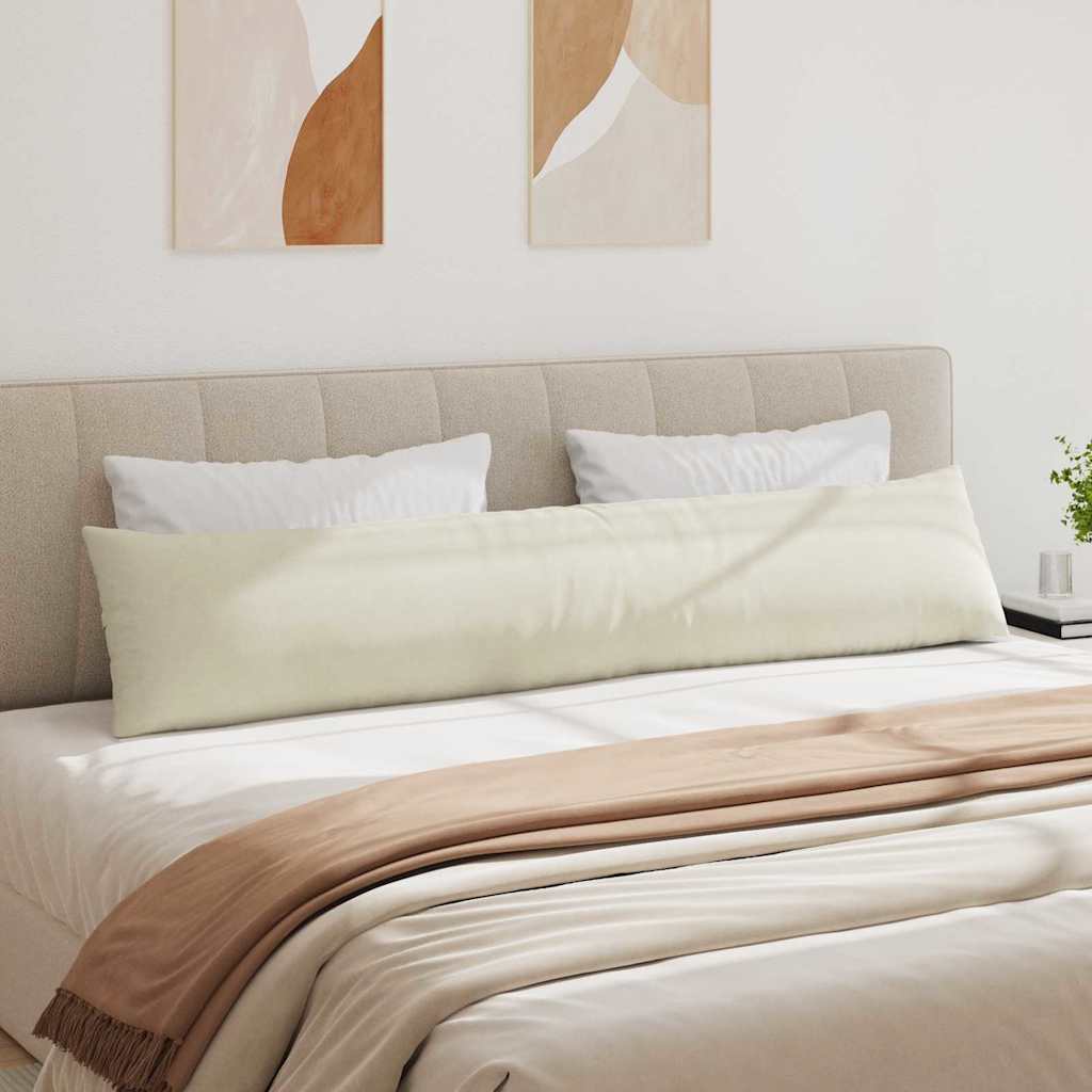 Sofa Kussens 2 stuks Crème 200 x 40 cm Cordstof is nu te koop bij PeponiXL, paradijselijk wonen!