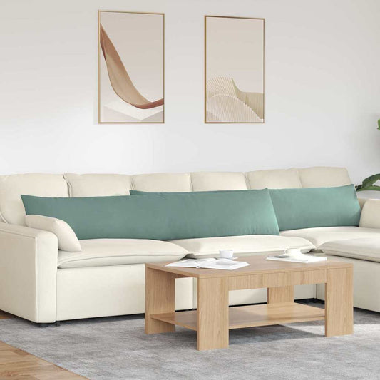 Sofa Kussens 2 stuks Zeegroen 200 x 40 cm Cordstof is nu te koop bij PeponiXL, paradijselijk wonen!