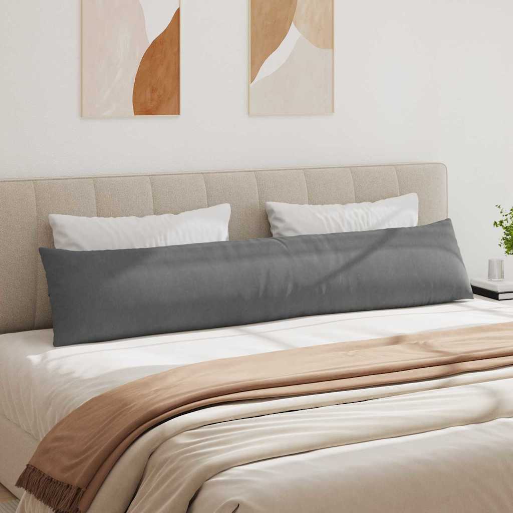 Sofa Kussens 2 stuks Donkergrijs 200 x 40 cm Stof is nu te koop bij PeponiXL, paradijselijk wonen!