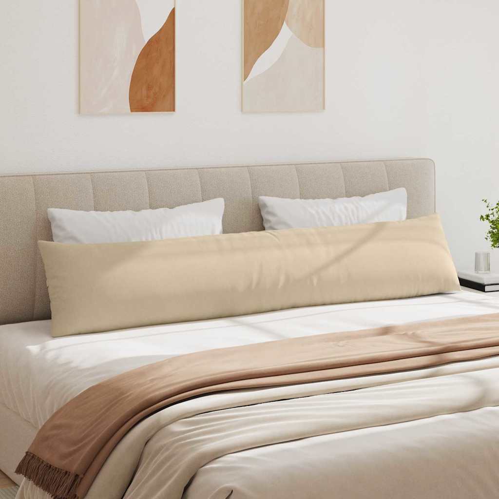 Sofa Kussens 2 stuks Crème 200 x 40 cm Stof is nu te koop bij PeponiXL, paradijselijk wonen!