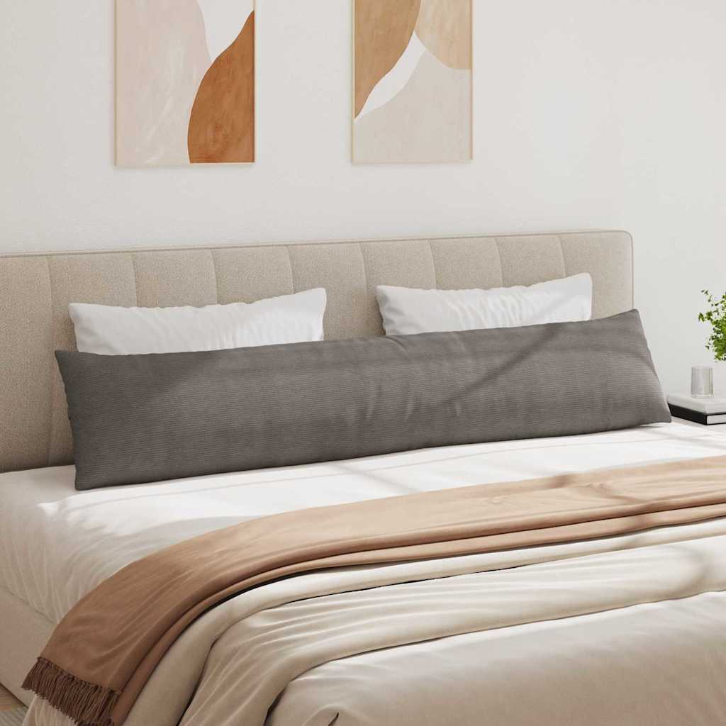 Sofa Kussens 2 stuks Lichtgrijs 200 x 40 cm Cordstof is nu te koop bij PeponiXL, paradijselijk wonen!