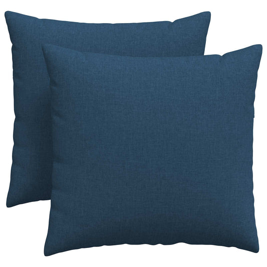 Sofa Kussens 2 stuks Blauw 45 x 45 cm Stof is nu te koop bij PeponiXL, paradijselijk wonen!