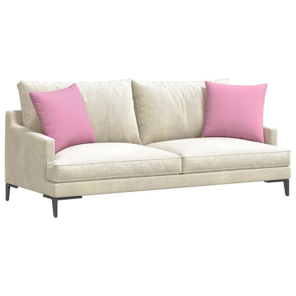 Sofa Kussens 2 stuks Roze 45 x 45 cm Stof is nu te koop bij PeponiXL, paradijselijk wonen!