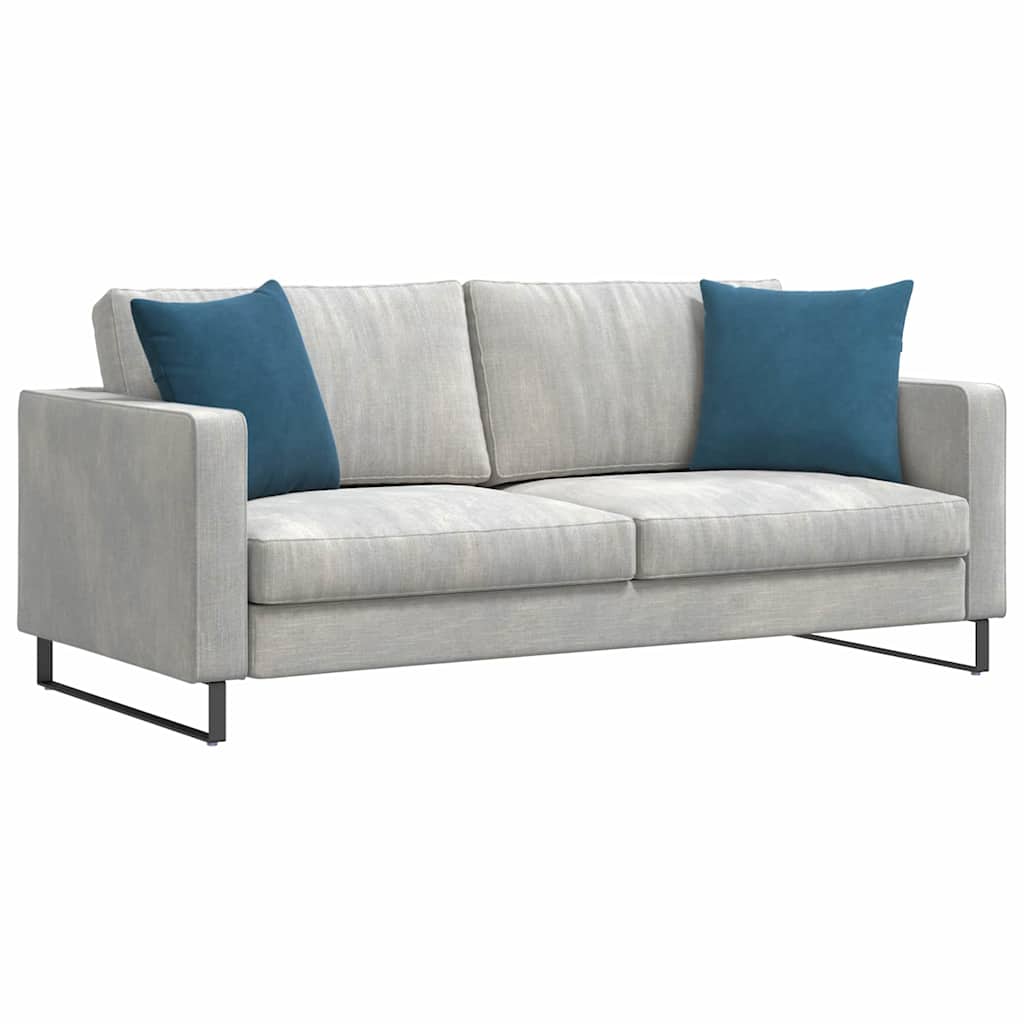 Sofa Kussens 2 stuks Blauw 45 x 45 cm Cordstof is nu te koop bij PeponiXL, paradijselijk wonen!