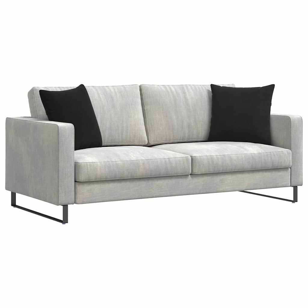 Sofa Kussens 2 stuks Zwart 45 x 45 cm Cordstof is nu te koop bij PeponiXL, paradijselijk wonen!