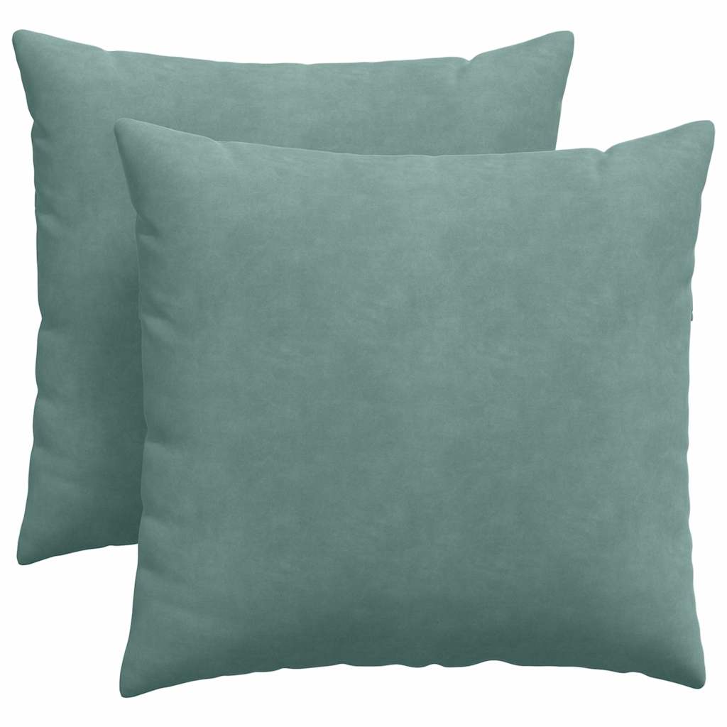 Sofa Kussens 2 stuks Zeegroen 45 x 45 cm Cordstof is nu te koop bij PeponiXL, paradijselijk wonen!