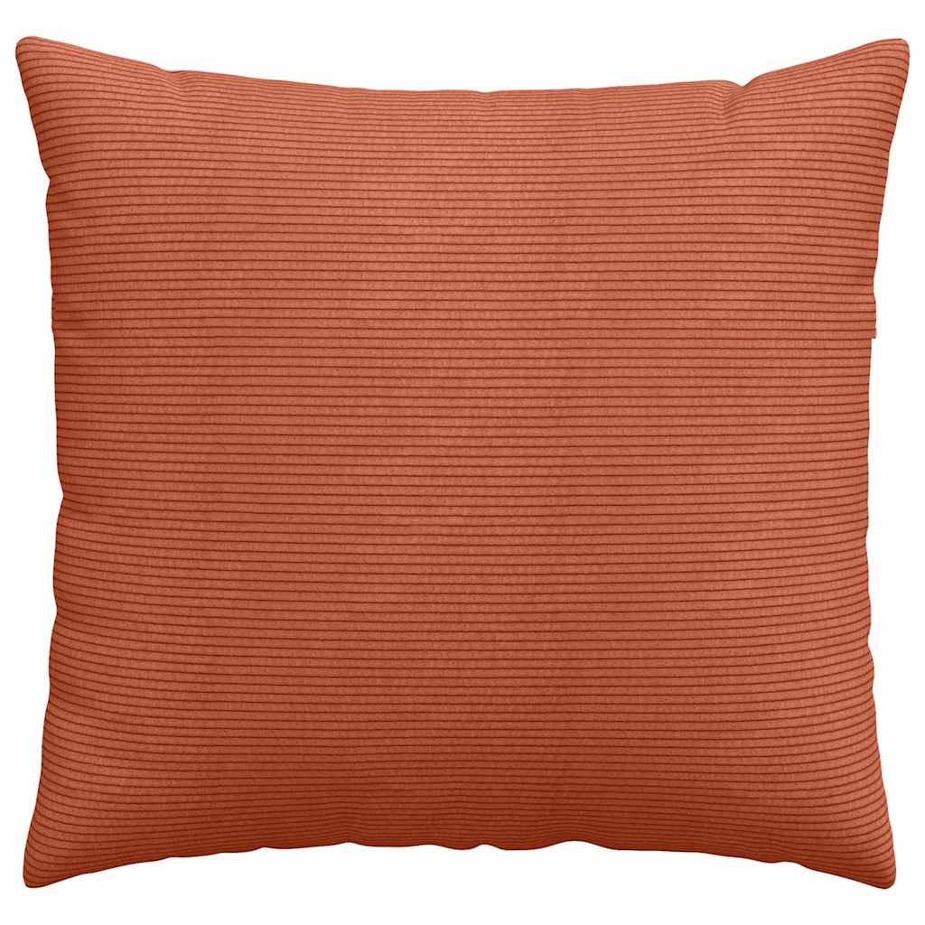 Sofa Kussens 2 stuks Rood-oranje 45 x 45 cm Cordstof is nu te koop bij PeponiXL, paradijselijk wonen!