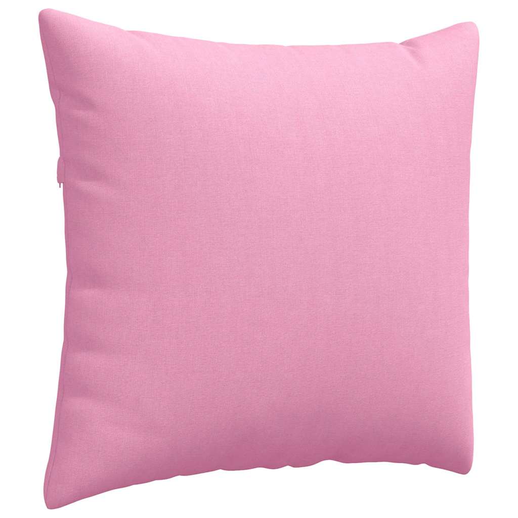 Sofa Kussens 2 stuks Roze 50 x 50 cm Stof is nu te koop bij PeponiXL, paradijselijk wonen!