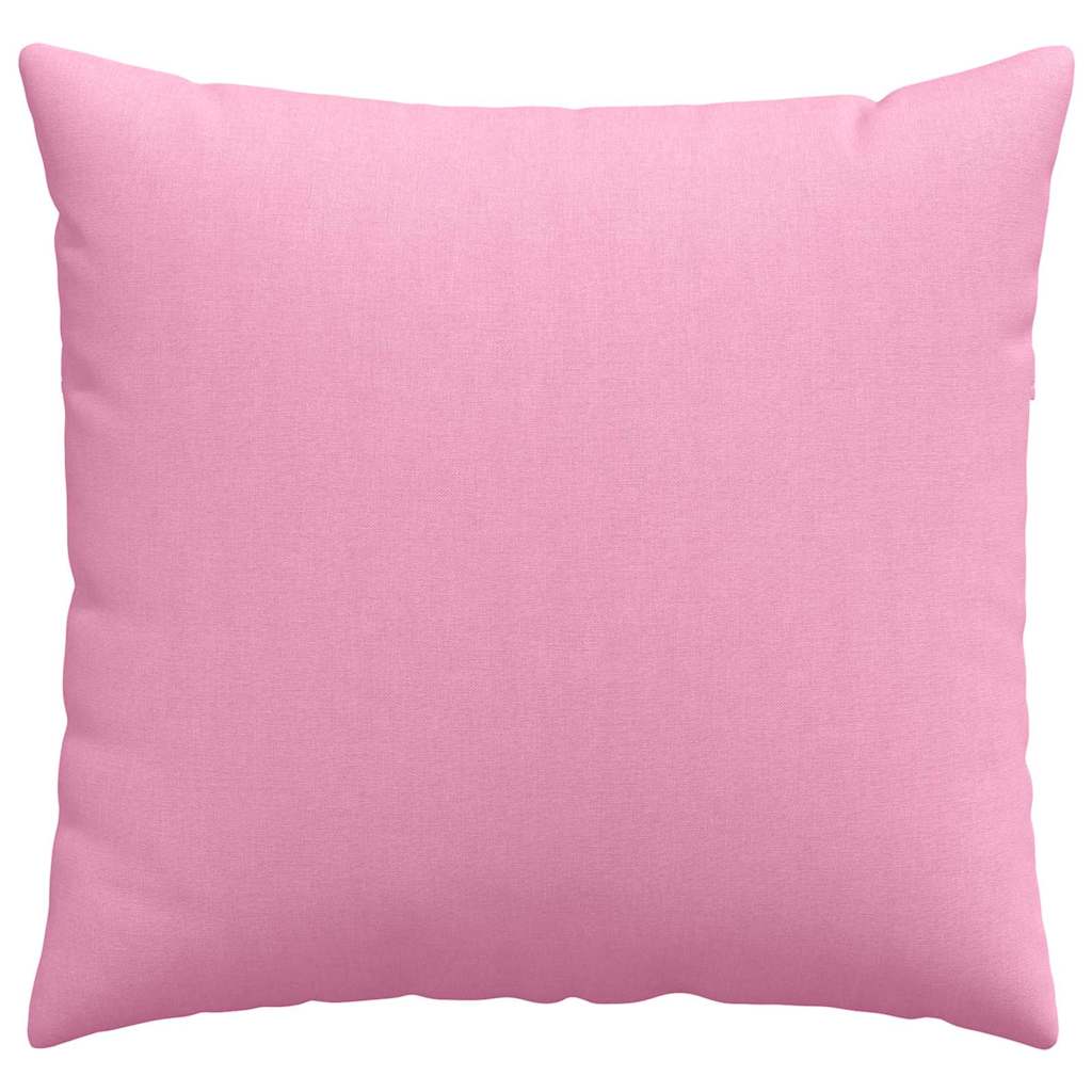 Sofa Kussens 2 stuks Roze 50 x 50 cm Stof is nu te koop bij PeponiXL, paradijselijk wonen!