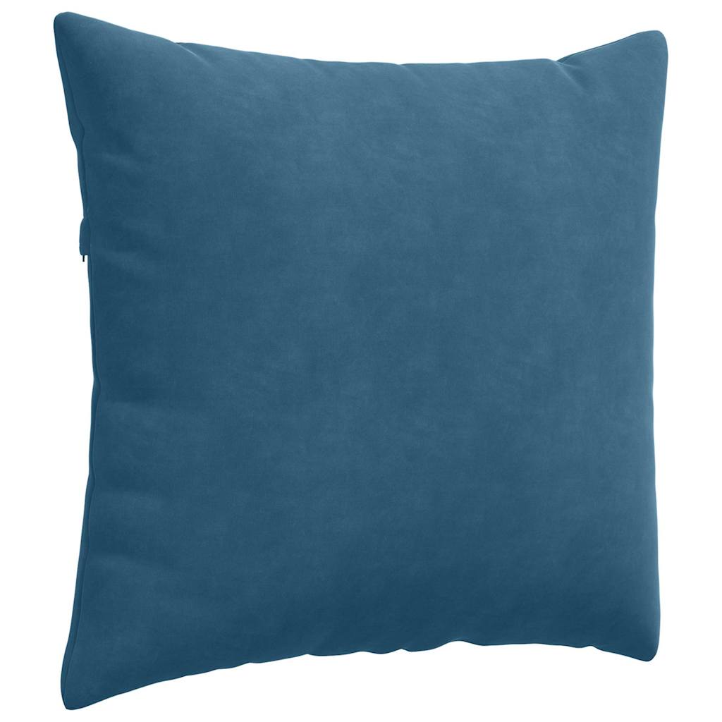 Sofa Kussens 2 stuks Blauw 50 x 50 cm Cordstof is nu te koop bij PeponiXL, paradijselijk wonen!