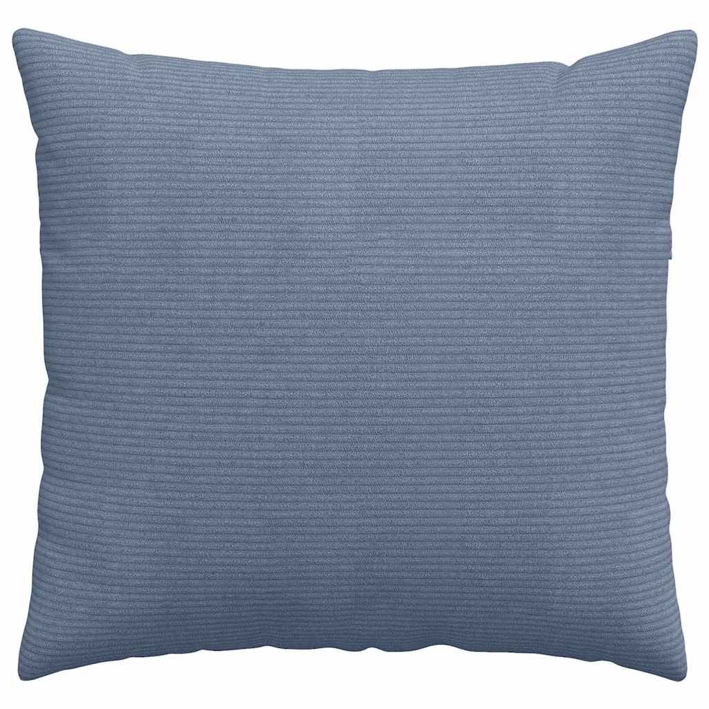 Sofa Kussens 2 stuks Blauw 50 x 50 cm Cordstof is nu te koop bij PeponiXL, paradijselijk wonen!