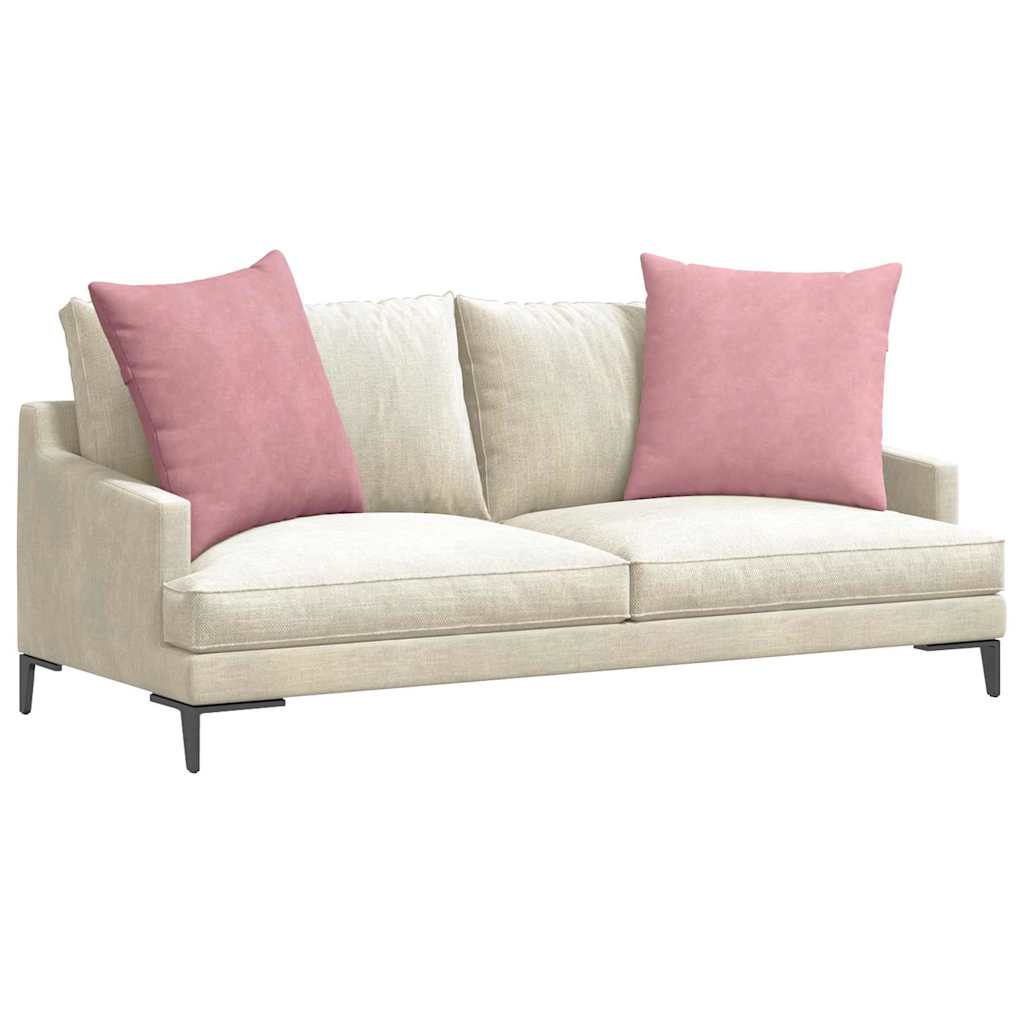 Sofa Kussens 2 stuks Roze 60 x 60 cm Cordstof is nu te koop bij PeponiXL, paradijselijk wonen!