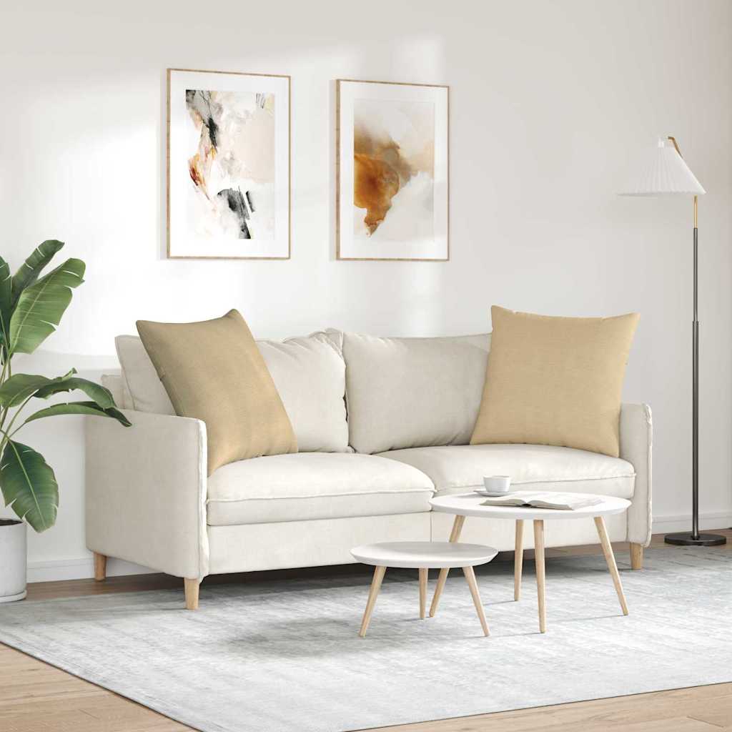 Sofa Kussens 2 stuks Grijs groen 60 x 60 cm Cordstof is nu te koop bij PeponiXL, paradijselijk wonen!