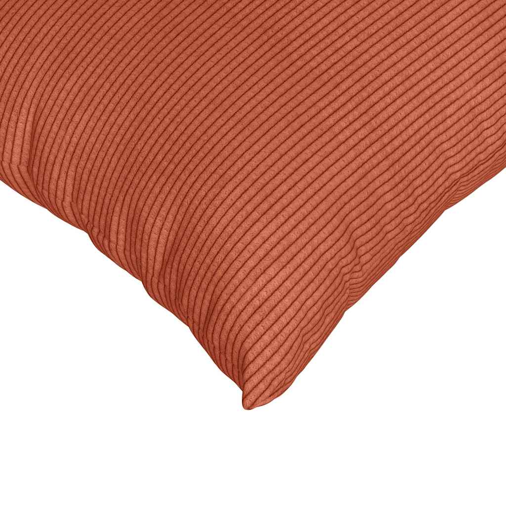 Sofa Kussens 2 stuks Rood-oranje 60 x 60 cm Cordstof is nu te koop bij PeponiXL, paradijselijk wonen!