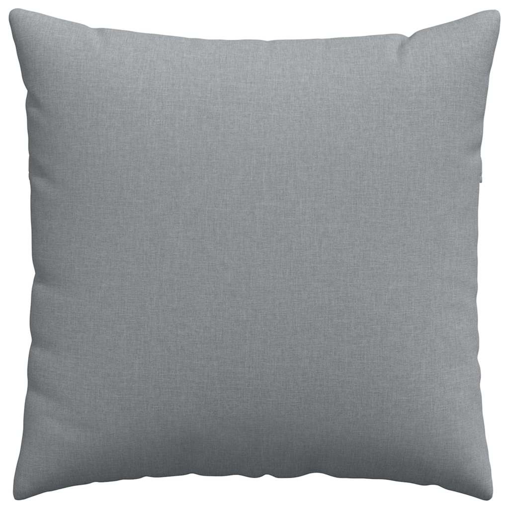 Sofa Kussens 2 pcs Lichtgrijs 80 x 80 cm Stof is nu te koop bij PeponiXL, paradijselijk wonen!