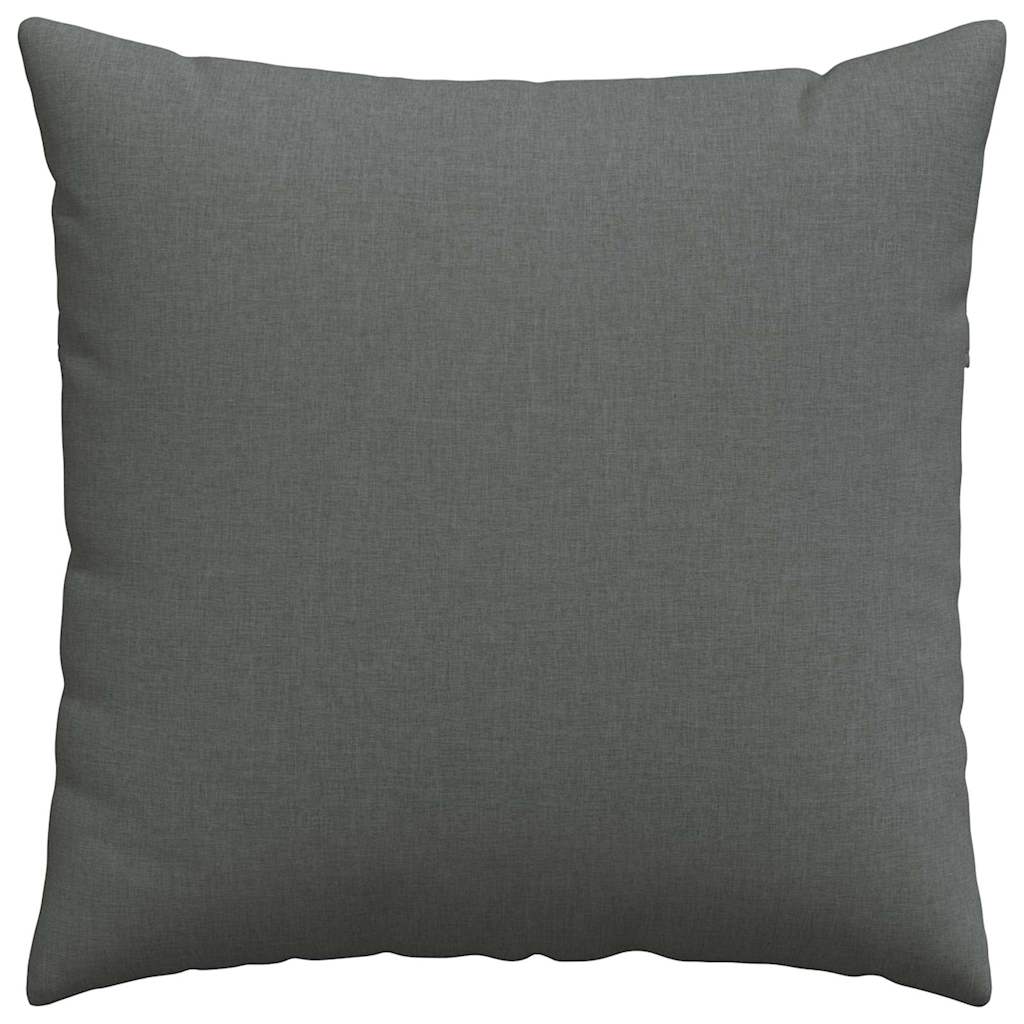 Sofa Kussens 2 pcs Donkergrijs 80 x 80 cm Stof is nu te koop bij PeponiXL, paradijselijk wonen!