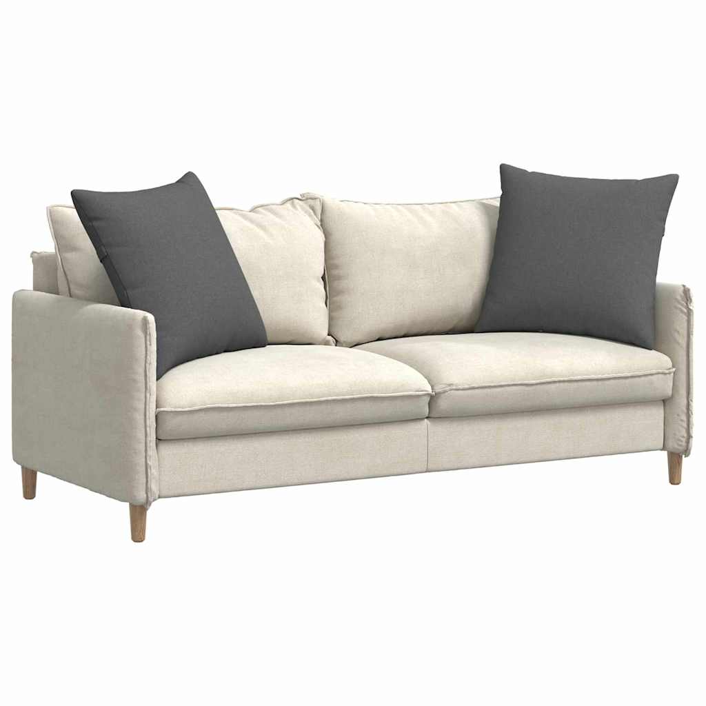 Sofa Kussens 2 pcs Donkergrijs 80 x 80 cm Stof is nu te koop bij PeponiXL, paradijselijk wonen!