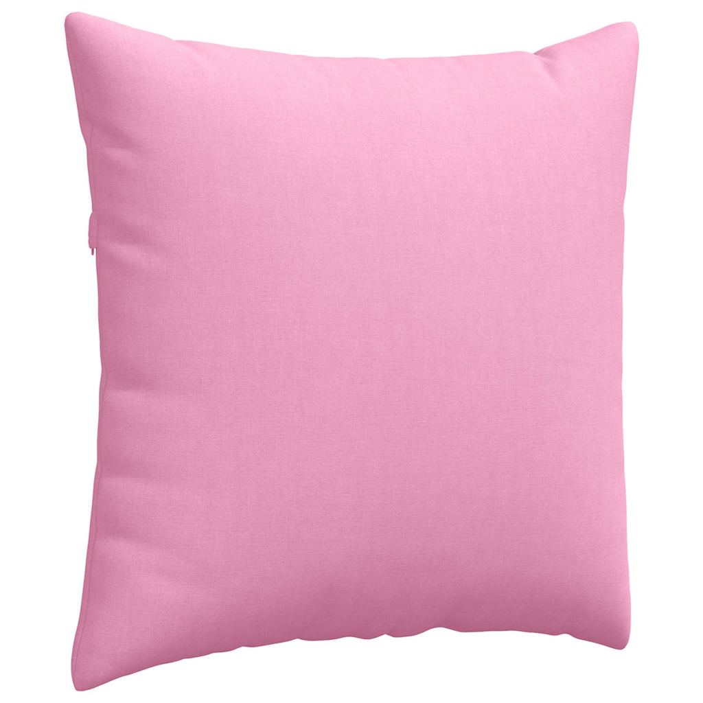 Sofa Kussens 2 stuks Roze 80 x 80 cm Stof is nu te koop bij PeponiXL, paradijselijk wonen!
