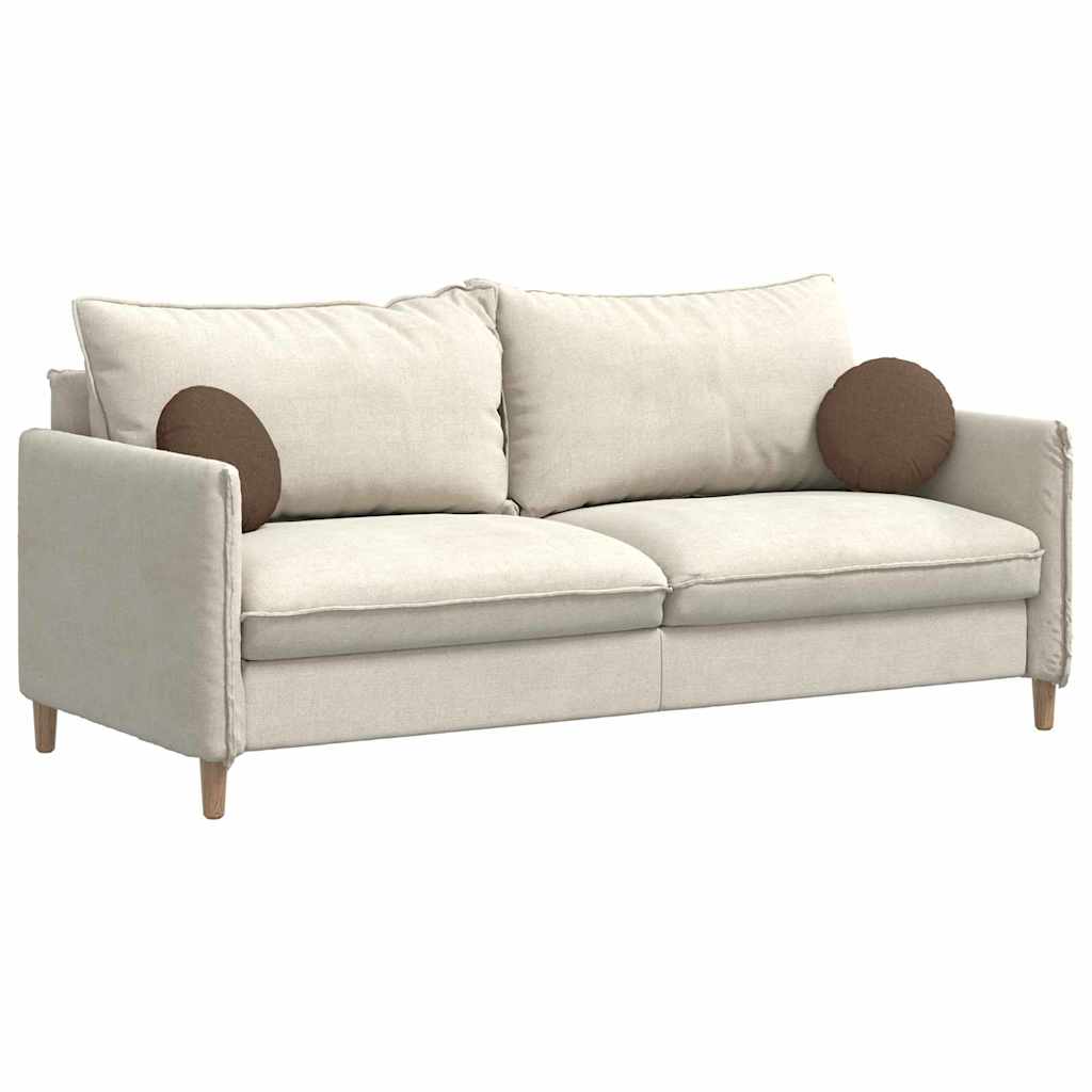 Zitkussens 2 pcs Bruin Ø30 x 13 cm Stof is nu te koop bij PeponiXL, paradijselijk wonen!