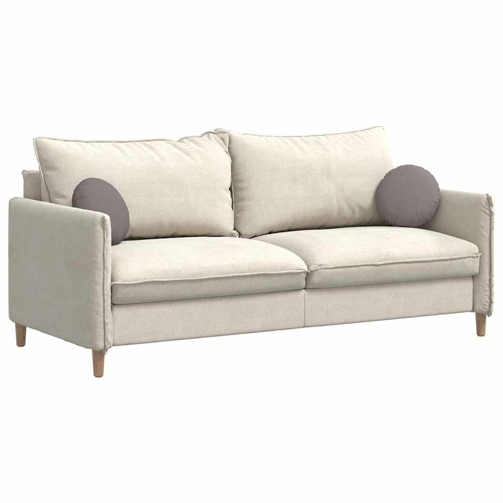 Zitkussens 2 pcs Taupe Ø30 x 13 cm Stof is nu te koop bij PeponiXL, paradijselijk wonen!