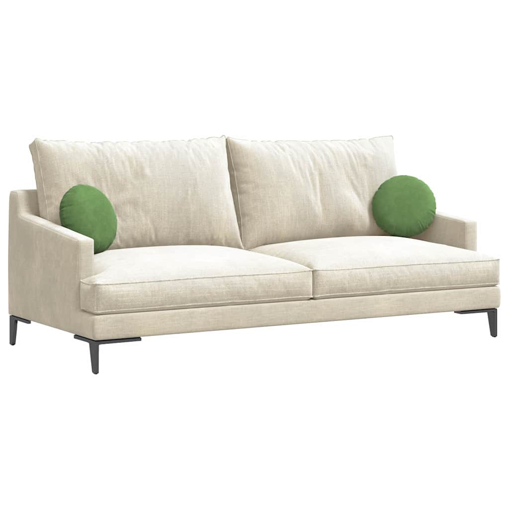 Zitkussens 2 stuks Lichtgroen Ø 40 x 13 cm Fluweel is nu te koop bij PeponiXL, paradijselijk wonen!